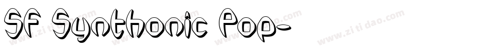 SF Synthonic Pop字体转换